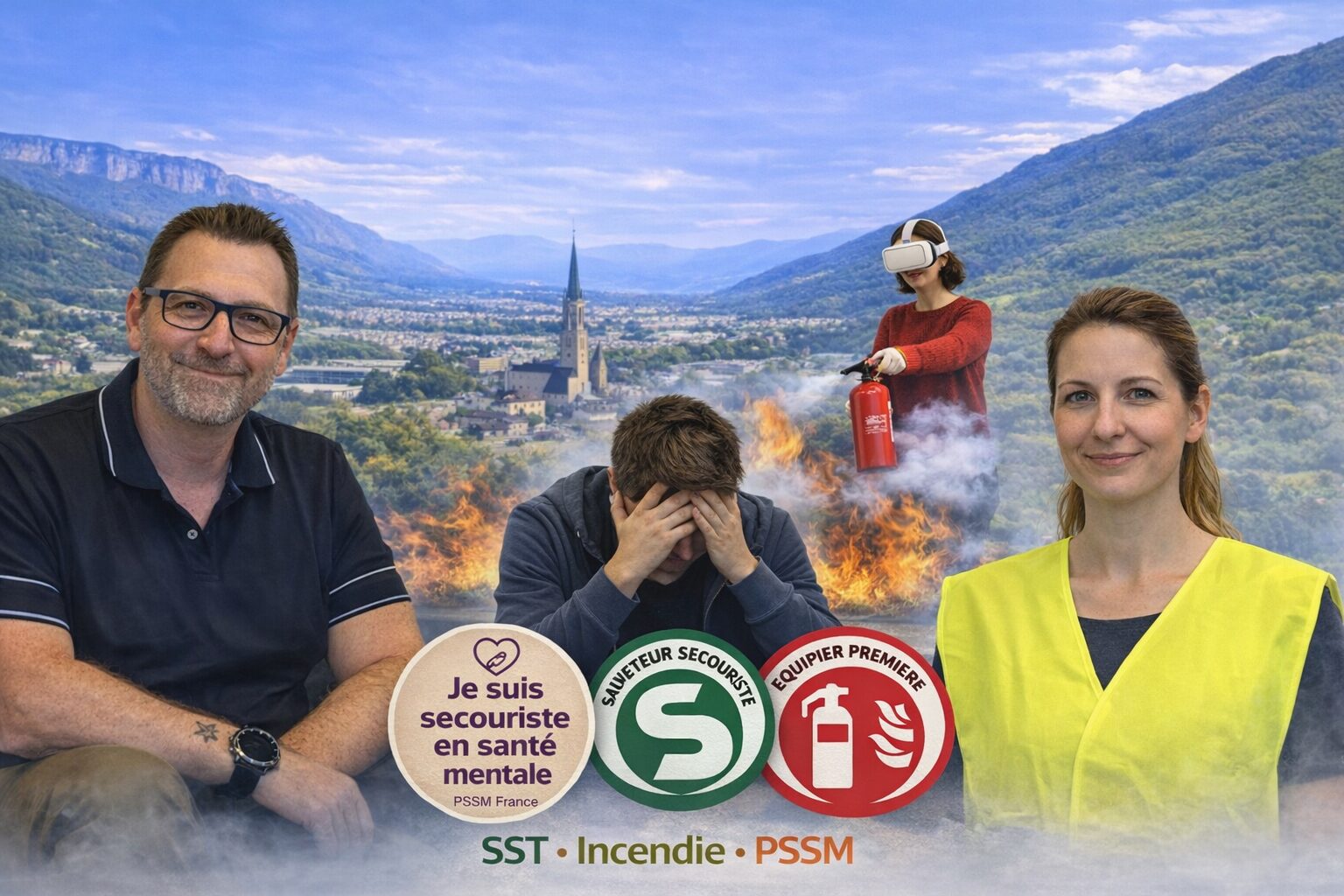 Jean-Luc Joutz présente les formations PSSM, SST et Équipier de Première Intervention (EPI) proposées par CPC Formation à Chambéry en Savoie.