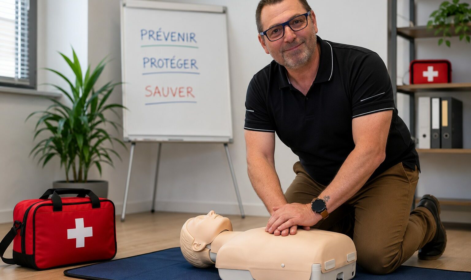 Formation SST en entreprise avec apprentissage des gestes de premiers secours
